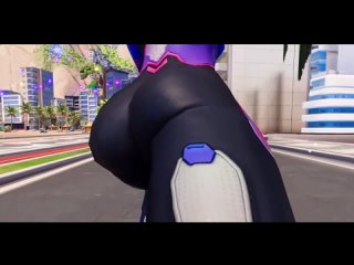 gothic-vora - viewing thick dva big ass booty in game with pics 	[overwatch] / hentai porn