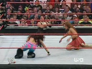 wwe raw 02 05 07 mickie james vs melina big tits big ass milf